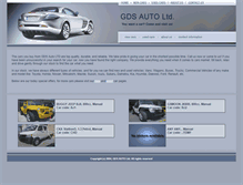 Tablet Screenshot of gdsauto.com